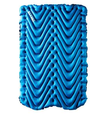 Надувной коврик Klymit STATIC V DOUBLE, синий