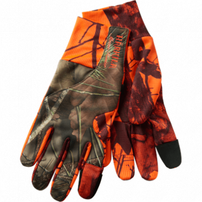 Перчатки Harkila Moose Hunter Gloves, MossyOak®Break-Up Country®-OrangeBlaze