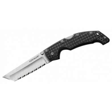 Нож Cold Steel Voyager Large Tanto 4 Point Serrated Edge