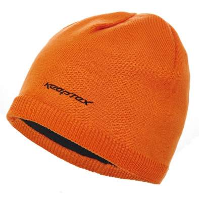 Водонепроницаемая шапка Keeptex Beanie оранжевая, 56-59