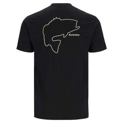 Футболка Simms Bass Outline T-Shirt, Black