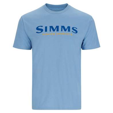 Футболка Simms Logo T-Shirt, Lt. Blue Heather