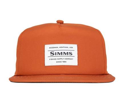Кепка Simms Unstructured Flat Brim Cap, Simms Orange