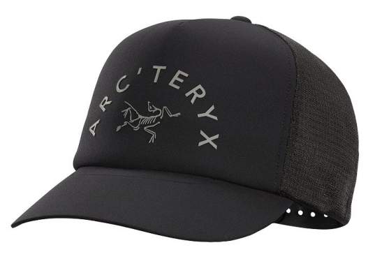 Бейсболка Arcteryx TRUCKER CAP CURVED, Black