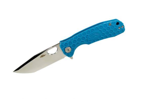 Нож Honey Badger Tanto D2 L, голубой