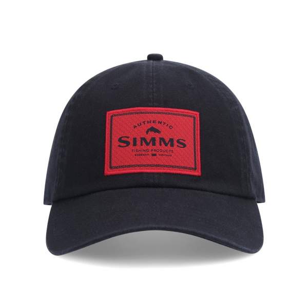 Simms Single Haul Cap, Black Red