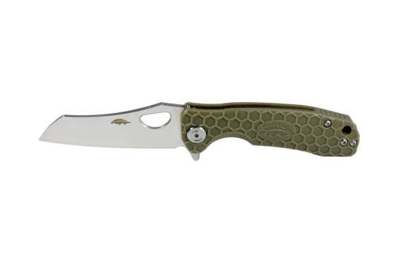 Нож Honey Badger Wharncleaver D2 L, зелёный