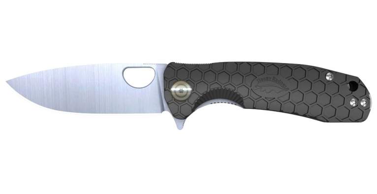 Нож Honey Badger Flipper D2 L, чёрный