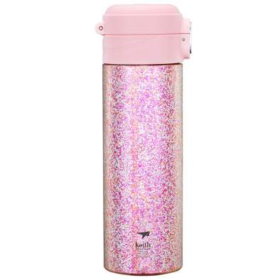 Вакуумная бутылка титановая Keith Titanium Ti3131 400ml, розовый