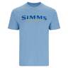 Simms Logo T-Shirt, Lt. Blue Heather