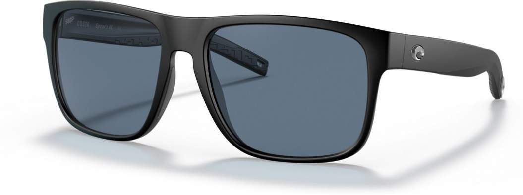 Costa Spearo, Gray 580P, Matte Black Frame