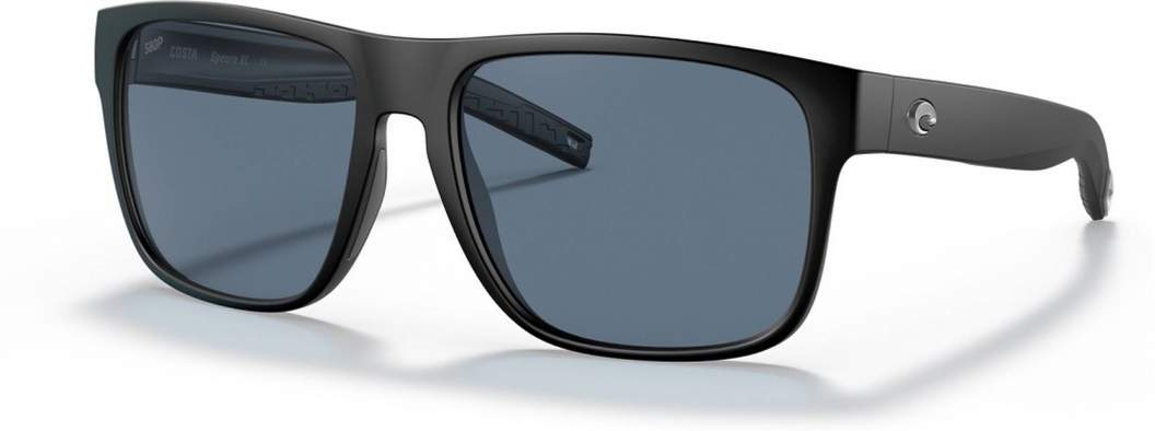 Costa Spearo, Gray 580P, Matte Black Frame