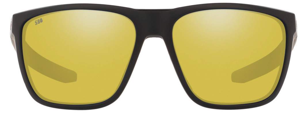 Costa Ferg Sunrise Silver Mirror 580G, Matte Black Frame