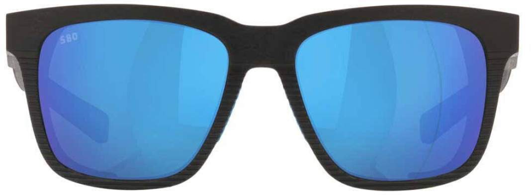 Costa Pescador Blue Mirror 580G, Net Gray With Blue Rubber
