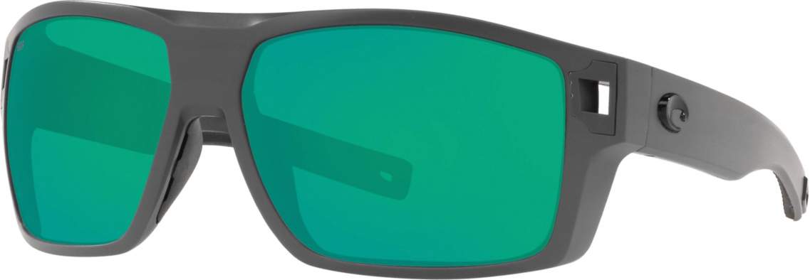 Costa Diego, Green Mirror 580P, Matte Gray Frame