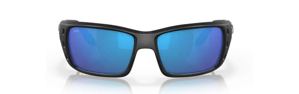 Costa Permit, Blue Mirror 580G, Matte Black