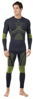 Рубашка X-BIONIC ENERGY ACCUMULATOR с круглым вырезом , угольно-желтый