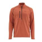 Simms Fleece Midlayer Top, Simms Orange