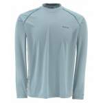 Simms SolarFlex LS Crewneck - Print, Tidal Camo Slate Blue