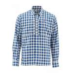 Рубашка Simms BugStopper LS Shirt, Plaid Admiral Blue