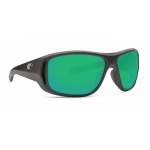 Costa Montauk, Green Mirror 580P, Steel Gray Metallic Frame