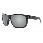 Очки Costa Slack Tide, Gray Silver Mirror 580P, Shiny Black Frame