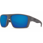 Costa Bloke, Blue Mirror 580P, Matte Gray+Matte Black Frame