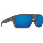 Costa Bloke, Blue Mirror 580P, Matte Gray+Matte Black Frame