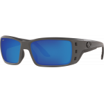 Costa Permit, Blue Mirror 580P, Matte Gray Frame