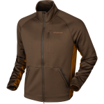Harkila Borr Hybrid Fleece, Slate Brown-Rustique Clay