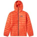 Patagonia M's Down Sweater Hoody, Hot Ember