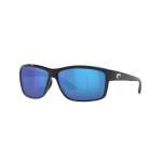 Costa Mag Bay Blue Mirror 580G, Shiny Black