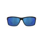 Costa Mag Bay Blue Mirror 580P, Shiny Black