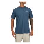 Simms Bass Outline T-Shirt, Sailor Blue Heather