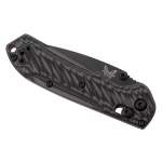 Benchmade Mini Freek G10 Gray, клинок чёрн. P 7,62 см