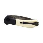 Buck 590 Paradigm Damascus LE 2023 G-10 White, Damascus