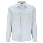 Simms No-See-Um Bugstopper LS Shirt, Bimini Blue Heather