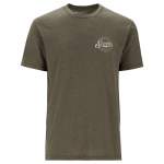 Simms Circle Lockup T-Shirt, Military Heather