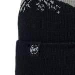 Buff Knitted Hat, Tatik Black