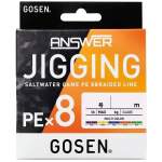 GOSEN Answer Jigging PEX8 300m #4.0 PE, Multicolor
