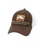 Simms Trout Trucker Cap, Bark