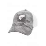Кепка Simms Bass Trucker, Hex Camo Boulder