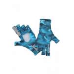 Перчатки Simms Bugstopper SunGlove, Hex Camo Cobalt