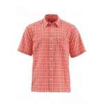 Рубашка Simms Morada SS Shirt, Dark Coral Plaid
