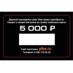 Купить Подарочный сертификат 5000 Подарочный сертификат 5000