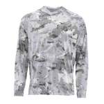 Купить Simms SolarFlex Hoody - Print, Cloud Camo Grey Simms SolarFlex Hoody - Print, Cloud Camo Grey