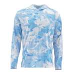 Simms SolarFlex Hoody - Print, Cloud Camo Blue
