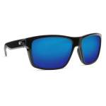 Costa Slack Tide, Blue Mirror 580P, Shiny Black Frame