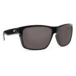Costa Slack Tide, Gray 580P, Shiny Black Frame