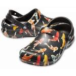 CROCS Bistro Graphic Clog Black-Tangerine